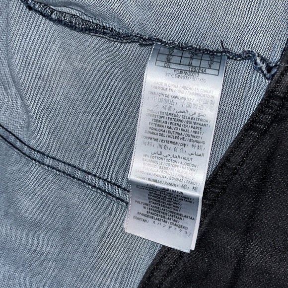 Guess Y2K Denim Leather Moto Jacket Small - Picture 16 of 16